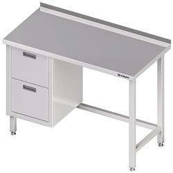 Wall table with two drawer block (L),without shelf 1700x700x850 mm STALGAST MEBLE 980247170