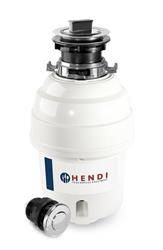 Waste grinder 550 W (0.75 hp) with integrated on/off switch HENDI 979983