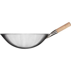 Wok pan, polished steel, O 400 mm STALGAST 037401