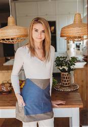 Women's cooking wrap | short apron | Tredje line | 21-3SW