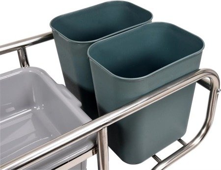 3-SHELF WAITER'S CART WITH 5 CONTAINERS | YG-09101