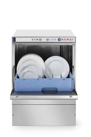 50x50 electronic dishwasher with detergent dispenser and HENDI 231753