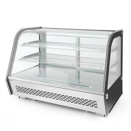 Adjustable refrigerated display case, 160 liters