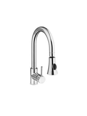 Basin mixer with shower, single-hole, (h) 370 mm HENDI 810163