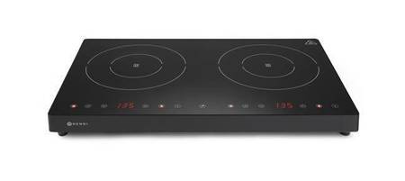 Black Line Double Induction Cooker 2000W+ 1500W HENDI 239414