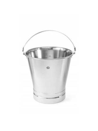 Bucket with stainless steel ring and scale 7l HENDI 516676
