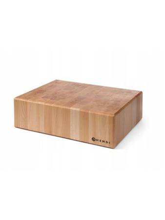 Butcher block - wooden without base, with dimensions. 500x400x150 mm HENDI 505632