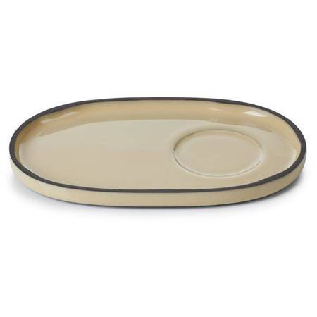 CARACTERE Oval saucer Nutmeg TOM-GAST code: RV-653999-4