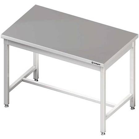 Center table without shelf 1600x700x850 mm bolted STALGAST MEBLE 980087160