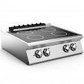 Ceramic cooktop with 4 zones
cooking 4 x 2.5 kW Ø 220 mm