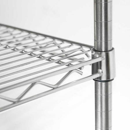 Chrome rack, 4 shelves, folding, 1220x610x1800 mm STALGAST 681122