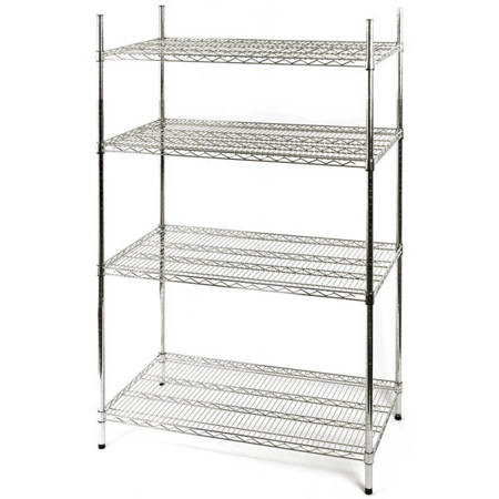 Chrome rack, 4 shelves, folding, 1525x610x1800 mm STALGAST 681152