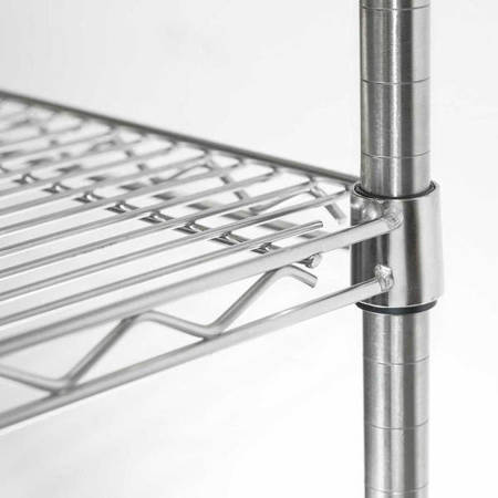 Chrome rack, 4 shelves, folding, 1825x610x1800 mm STALGAST 681182