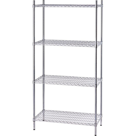 Chrome rack, 4 shelves, folding, 910x610x1800 mm STALGAST 681092