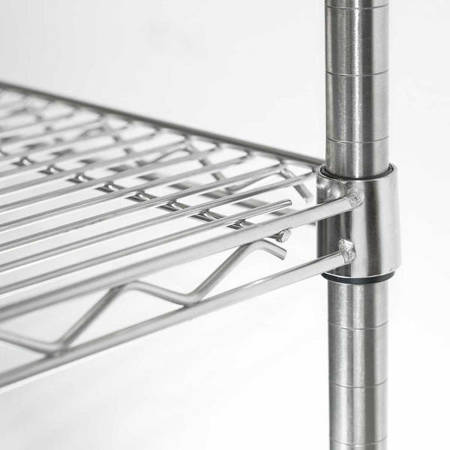 Chrome rack, 4 shelves, folding, 910x610x1800 mm STALGAST 681092