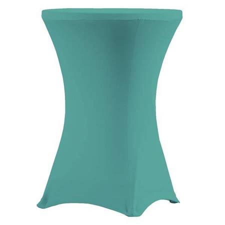 Coctail 80 table cover turquoise TOM-GAST code: V-C80-C