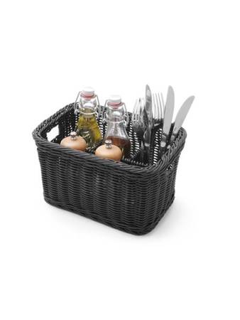 Cutlery basket with 4 compartments grey melange 260x180x150 m HENDI 426074