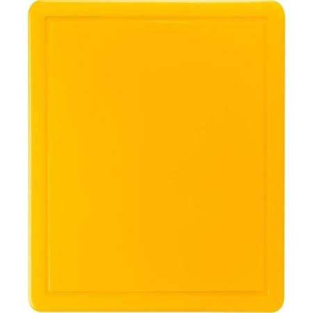 Cutting board, yellow, HACCP, 600x400x18 mm 341633 STALGAST