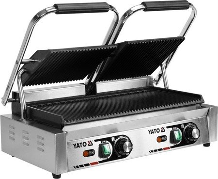 DOUBLE FLUTED CONTACT GRILL 58CM, 3,6KW | YG-04560