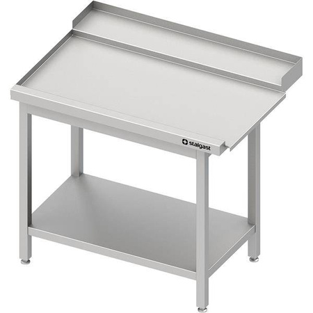 Discharge table(L), with shelf for dishwasher STALGAST 1000x750x880 mm welded STALGAST MEBLE 984767100S