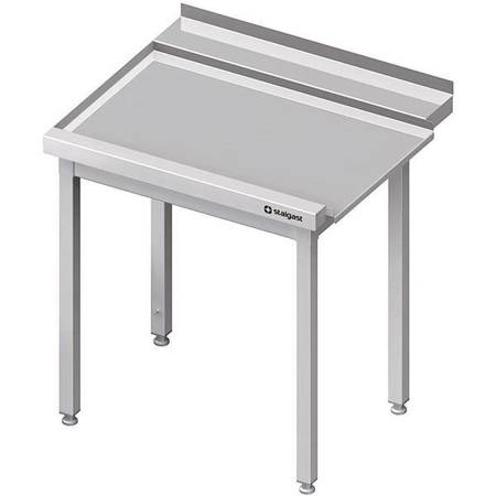 Discharge table(L), without shelf for dishwasher SILANOS 1200x730x900 mm welded STALGAST MEBLE 982437120S