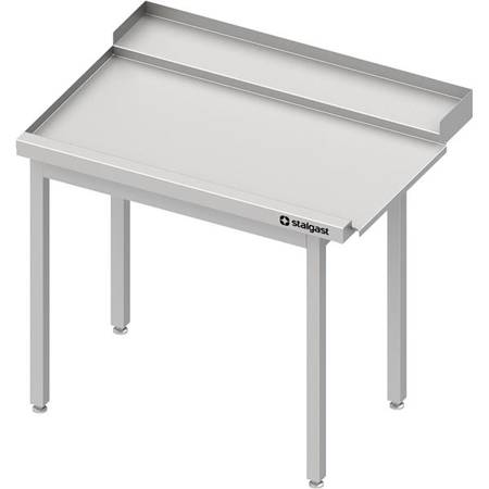 Discharge table(L), without shelf for dishwasher STALGAST 1100x750x880 mm bolted STALGAST MEBLE 984747110