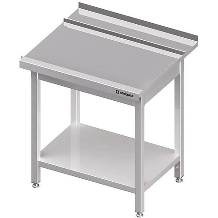 Discharge table(P), with shelf for dishwasher SILANOS 1200x730x900 mm bolted STALGAST MEBLE 982447120