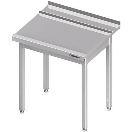 Discharge table(P), without shelf for SILANOS dishwasher 800x730x900 mm welded STALGAST MEBLE 982427080S