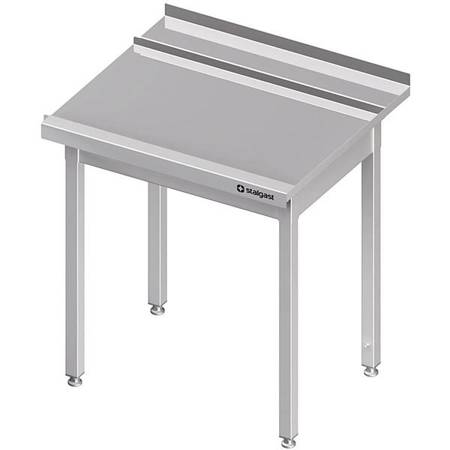 Discharge table(P), without shelf for dishwasher SILANOS 900x730x900 mm welded STALGAST MEBLE 982427090S