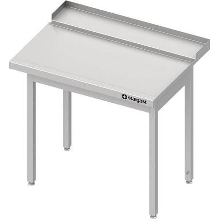 Discharge table(P), without shelf for dishwasher STALGAST 1100x750x880 mm bolted STALGAST MEBLE 984737110