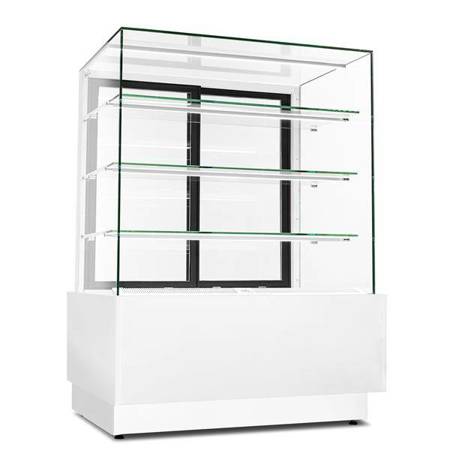 Dolce Visione Basic 900 BIANCO refrigerated display case | 900x690x1300 mm | white interior