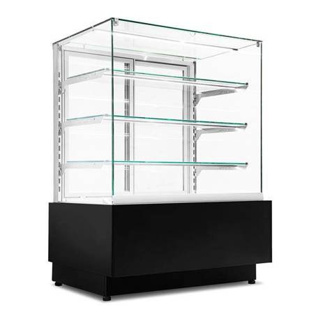 Dolce Visione Neutro Premium 1300 neutral confectionery display case | stainless steel interior | 1300x690x1300 mm