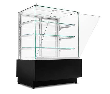 Dolce Visione Neutro Premium 1300 neutral confectionery display case | stainless steel interior | 1300x690x1300 mm