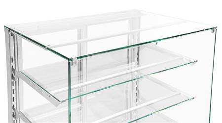 Dolce Visione Neutro Premium 1300 neutral confectionery display case | stainless steel interior | 1300x690x1300 mm