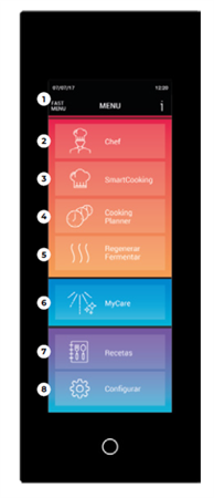 Electric combi steamer | bakery and pastry oven | automatic washing system | 10x600x400 | 18,9 kW | 400 V | Mychef iBake 10E