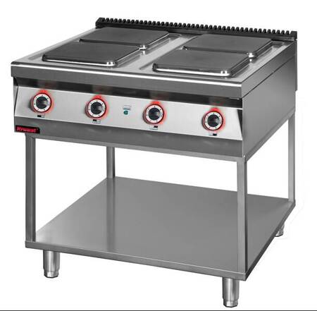 Electric kitchen 4 plate 900 mm 4x4,0 kW on a frame base 900.KE-4.T Kromet