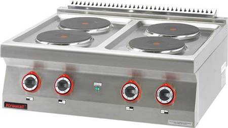 Electric kitchen 4 round plates 4x2,6kW 700.KE-4 Kromet