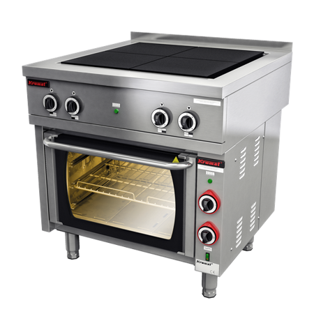 Electric stove with electric oven 4x4.0 kW 000.KEZ-4u/PE-1 Kromet