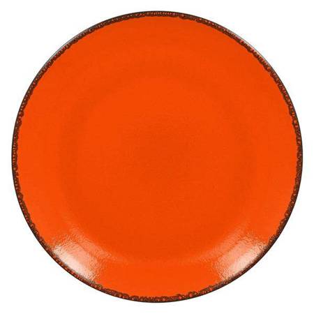 FIRE Flat plate, round 24 cm orange TOM-GAST code: R-FRNNPR24OR-12