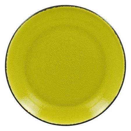 FIRE Flat plate, round 27 cm green I TOM-GAST code: R-FRNNPR27GR-12