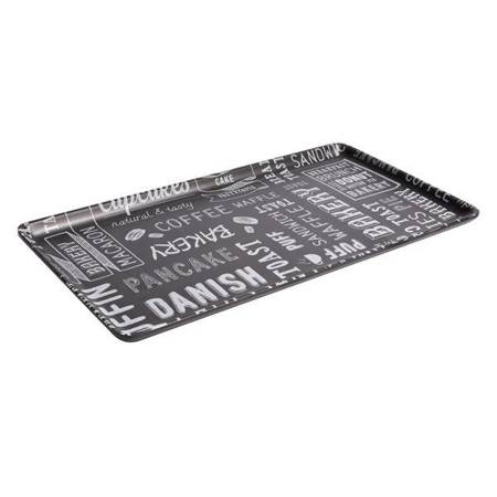 GN 1/3 melamine buffet tray - pattern black TOM-GAST code: V-1350-B