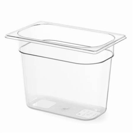 GN container in polycarbonate, 1/4-100mm HENDI 861622