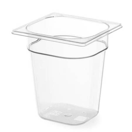GN container in polycarbonate, 1/6-100mm HENDI 861721