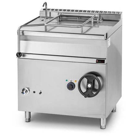 Gas tilt pan | stainless steel | 12 kW | 50 l | 800x700x900 mm | RQBS55.78G