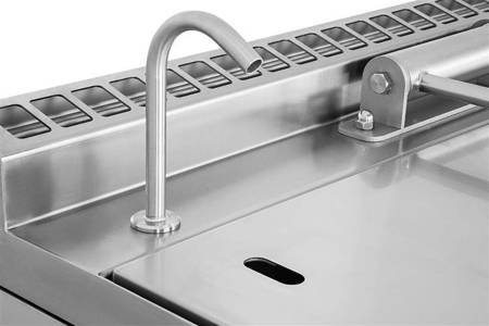 Gas tilt pan | stainless steel | 12 kW | 50 l | 800x700x900 mm | RQBS55.78G