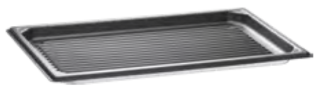 Grill plate, fluted, non-stick, GN 1/1 STALGAST 917004