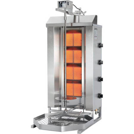 Gyros, gas kebab, GD 4, P 11.2 kW, G 20 STALGAST 777541