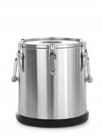 HENDI 710111 stainless steel food transport thermos 15 l