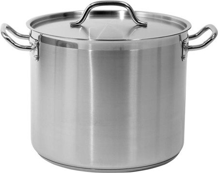 HIGH TUB WITH STURN STEEL COVER 32x26CM 20,9L | YG-00005