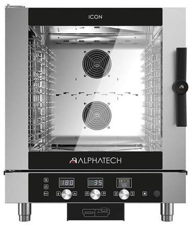 ICET071E combi steamer | 7x GN 1/1 | 7x 600x400 | Alphatech by Lainox | electronic controls